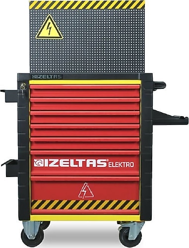 İzeltaş Elektro 13000005548 93 Parça 7 Çekmeceli Takım Dolabı Seti