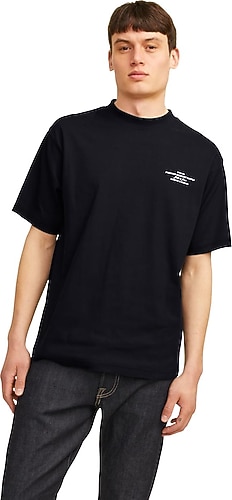 Jack&Jones Blachad 12259357 Kısa Kollu Bisiklet Yaka Erkek Tişört