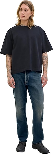 Jack&Jones Chris 918 12278270 Erkek Loose Fit Kot Pantolon