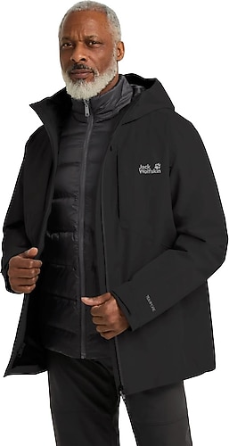 Jack Wolfskin Icecape 3IN1 Down A65265-6000 Kapüşonlu Kaz Tüyü