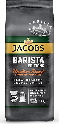 Jacobs Barista Editions Medium Roast Filtre Kahve 225 gr Fiyatları,  Özellikleri ve Yorumları | En Ucuzu Akakçe