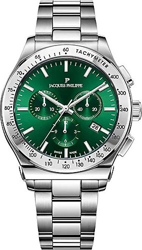 Jacques Philippe Classicus JPQGC7013X6 Yeşil Erkek Kol Saati