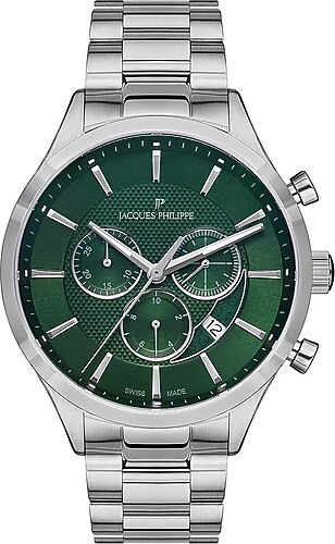 Jacques Philippe Apollo JPQGC0313X6 Yeşil Erkek Kol Saati