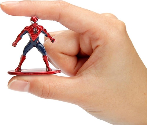 Jada - Marvel Spider-Man Nano Scene,die- cast, inclusi 2 personaggi
