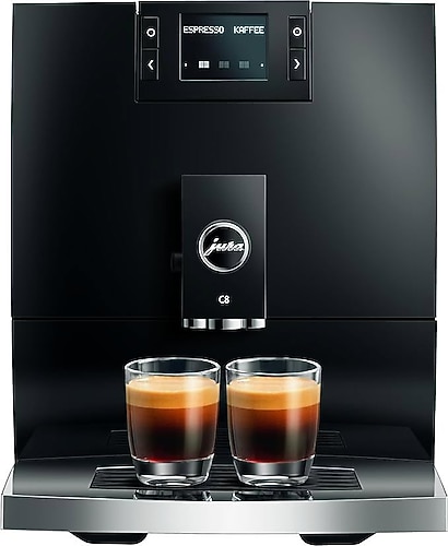 AVZHJA ブラックメタル　BLACKL Jura C8 Piano Black Tam Otomatik Espresso Makinesi Fiyatları
