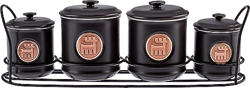 Karaca 50.Yıl İmza Koleksiyonu x Mühür Standlı 4'lü Baharat Takımı