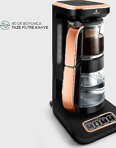 Karaca Çaysever Robotea Pro 4 in 1 Talking Automatic Glass Tea