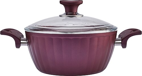 Karaca Dream Biogranite Non-Stick Cookware Set, 7 Piece, Purple