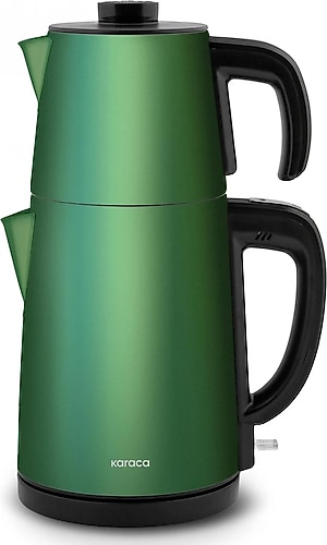 Karaca Gastro Dem 2in1 1650 W Emerald Green Çelik Çay Makinesi