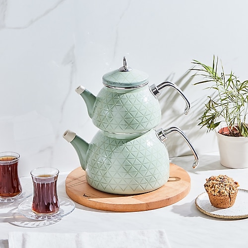 Karaca Yeşilova Midi Teapot Set