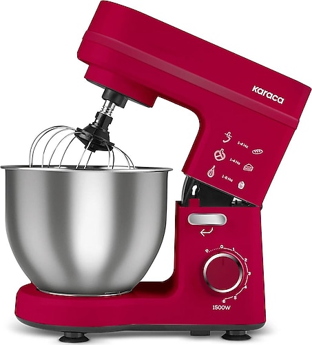 Karaca Maestrochef Stella Cherry Red 1500 W 5 lt Hamur Yoğurma