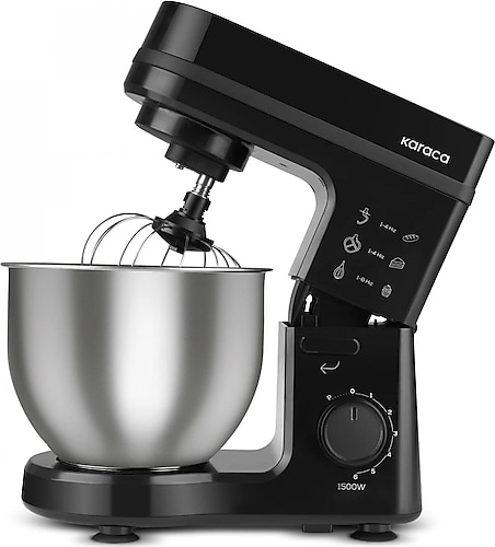 Karaca Maestrochef Stella Siyah 1500 W 5 lt Hamur Yoğurma Makinesi