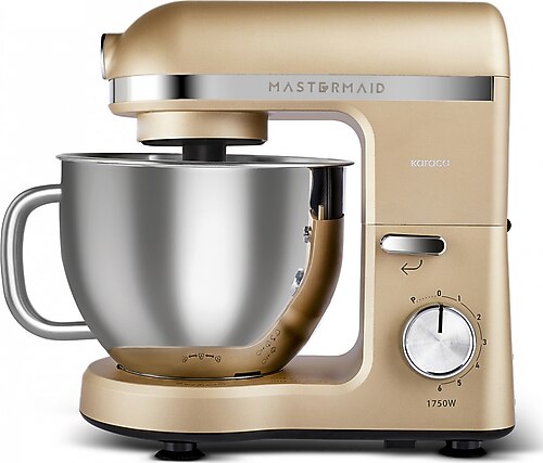 Karaca Mastermaid Chef Pro Cuisine à double bras 1500W Crème douce, Crème brillante, 1500W, 5 L Mixeur, Processeur alimentaire, Réglage de la vitesse, Crochet de pétrissage, Fouetter Karaca Mastermaid Chef Pro Cuisine à double bras 1500W Crème douce, Crème brillante, 1500W, 5 L Mixeur, Processeur alimentaire, Réglage de la vitesse, Crochet de pétrissage, Fouetter