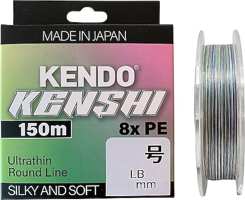 Kendo Kenshi 8X 150 m 0.12 mm 6.35 kg Multicolor İp Misina