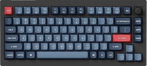 Keychron V1 Max QMK/VIA RGB %75 TKL Gateron Jupiter Red Swtich