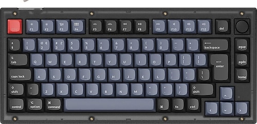 Keychron V1 QMK RGB %75 TKL K Pro Red Switch Kablolu Mekanik
