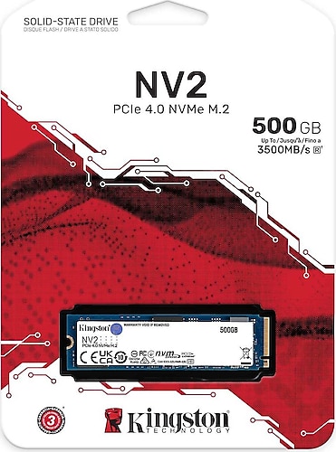 Kingston NV2 SNV2S/500G PCI-Express 4.0 500 GB M.2 SSD
