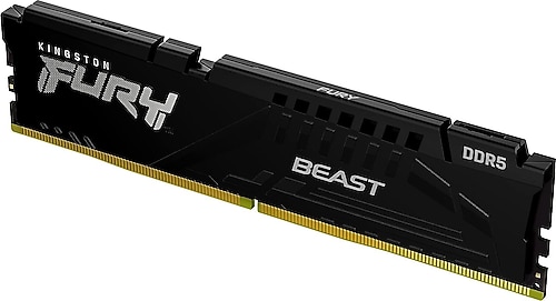 メモリー Kingston FURY Beast DDR5 32GB 5200MT/s Kingston Fury Beast 32 GB 5200 MHz CL36 KF552C36BBE/32 DDR5 Ram