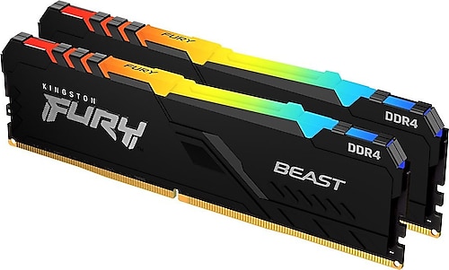 Kingston Fury Beast RGB 16 GB (2x8) 3600 MHz CL17 KF436C17BB2AK2