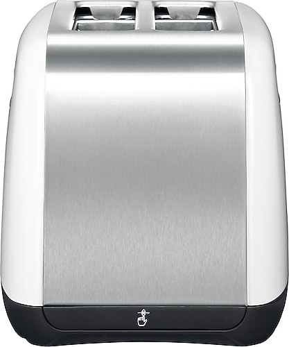 Tostapane KitchenAid 5KMT2115EWH Classic - 2 Scomparti Largi, 7 Livelli Di Tostatura, Bianco