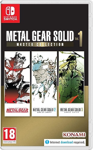 Metal Gear Solid Master Collection Vol1 Nintendo Switch Oyunu
