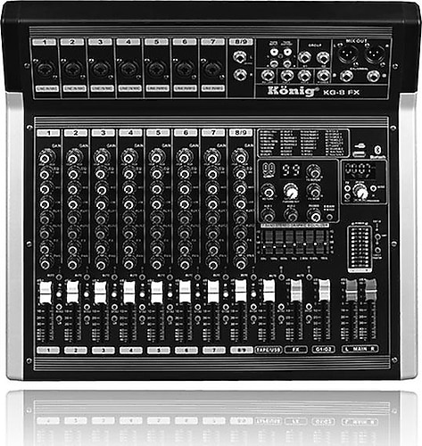 König KG-8FX 8 Kanal Deck Mikser Fiyatları, Özellikleri ve