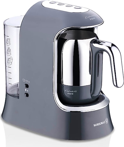 Korkmaz A862-08 Kahvekolik Aqua Cosmica Krom Otomatik Türk Kahve