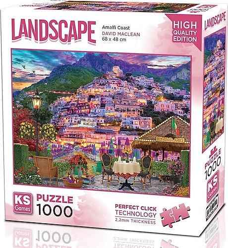 KS Games Amalfi Manzarası 1000 Parça Puzzle 20772 Fiyatları
