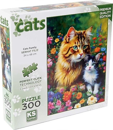 KS Games Cats Family 300 Parça Puzzle 19257 Fiyatları, Özellikleri