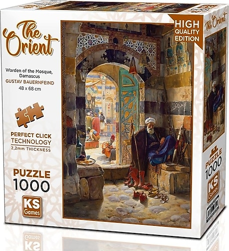 KS Games Şam Cami Muhafızı Gustav Bauernfeind 1000 Parça Puzzle