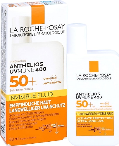 La Roche-Posay Anthelios UVmune 400 Fluid 50 Faktör Renksiz Güneş Kremi 50 ml