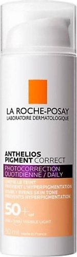 La Roche-Posay Anthelios Pigment Correct Light Renkli 50 Faktör Güneş Kremi 50 ml