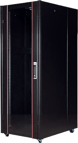 Lande LN-HL42U6080-BL-B 42U 600x800 mm Dikili Tip Kabinet