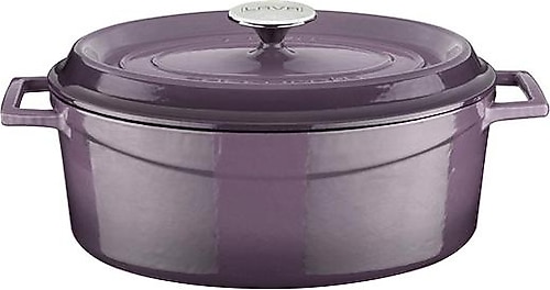 Lava Trendy Oval Mor 21x25 cm Döküm Tencere Fiyatları, Özellikleri