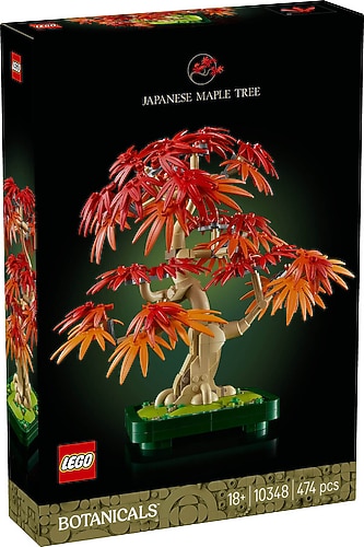 Lego 10348 Botanicals Japan Kırmızı Alçaağaç Bonsai Ağacı