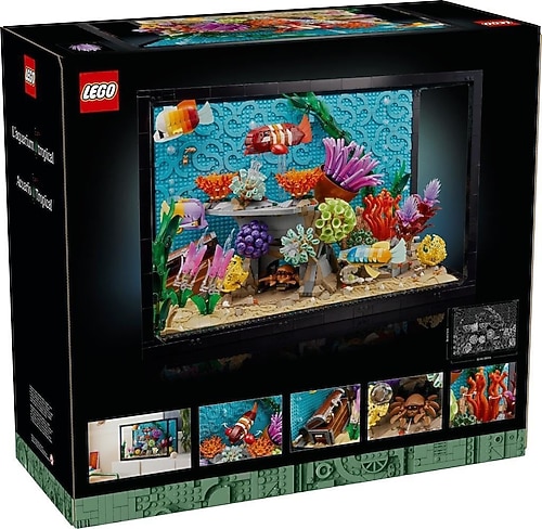 ⭐️ページ Lego 10366 Icons Tropikal Akvaryum Fiyatları, Özellikleri ve