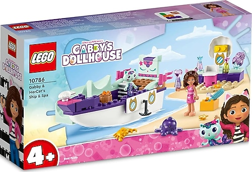 ケリマリ Lego 10786 Gabby's Dollhouse Süslü Kedi'nin Gemisi ve Spa