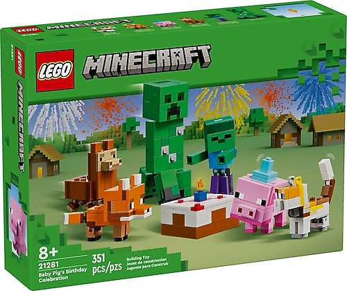 TAKKOACEページ Lego 21281 Minecraft Baby Pig's Birthday Celebration Fiyatları