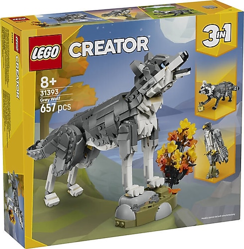 ごーちゃん Lego 31393 Creator Ormanı Hayvanları Gri Kurt Fiyatları