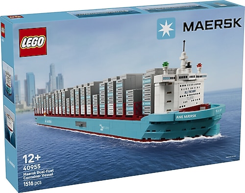 【非売品】MAERSK WORLD ATLAS LEGO 40955 Iconic Maersk Çift Yakıtlı Konteyner Gemisi - Fiyatı