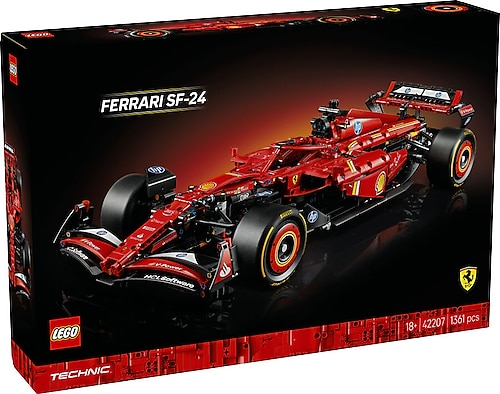 Ferrari トレーラー F1カー セット Lego 42207 Technic Ferrari SF-24 F1 Araba Fiyatları, Özellikleri