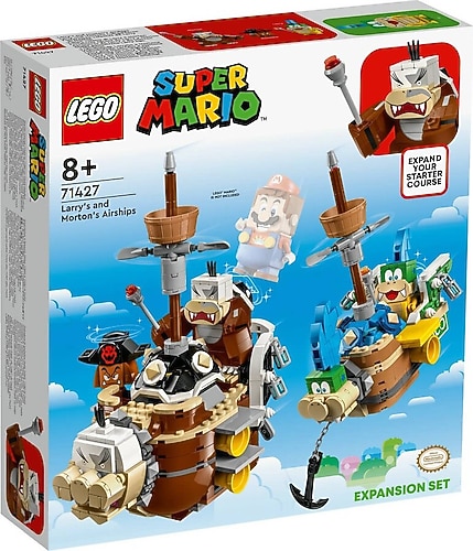 Super Mario RPG & Splatoon セット Lego 71427 Super Mario Larry ve Morton'un Zeplinleri Ek Macera