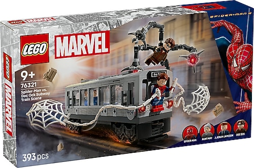 Lego 76321 Marvel Örümcek Adam ile Doktor Oktopus Metro Sahnesi