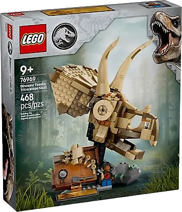 Lego 76969 Jurassic World Dinozor Fosilleri Triceratops Kafatası