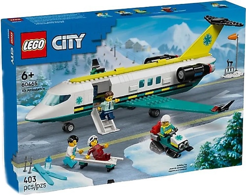 Lego 60465 City Acil Hava Ambulans Uçağı Fiyatları, Özellikleri ve