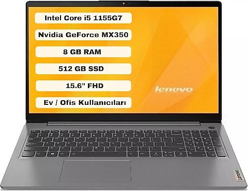 Lenovo IdeaPad 3 15ITL6 Intel Core i5-1155G7/16 GB/512 GB SSD/15.6