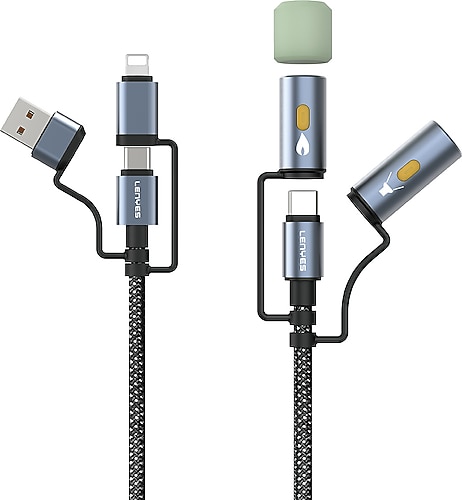 Lenyes LC112 1m 6in1 Hızlı Şarj Kablosu Fiyatları, Özellikleri ve