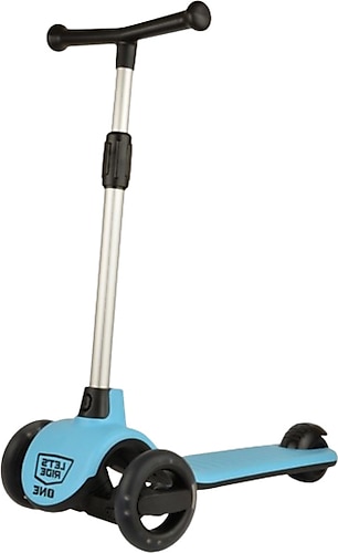 Let's Be Child Ride Mavi 3 Tekerlekli Işıklı Çocuk Scooter