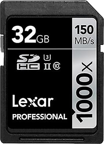 Lexar 32 GB 1000X SDHC UHS-II Profesyonel Hafıza Kartı