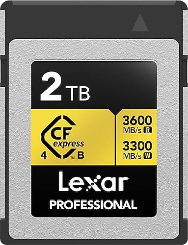 Lexar Professional Gold CFexpress 4.0 Type-B 2 TB Hafıza Kartı